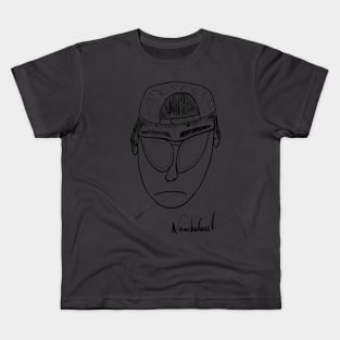 Nonchalant face Kids T-Shirt